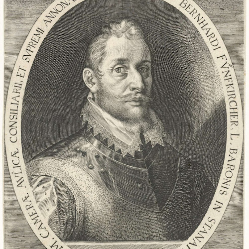 Portret van Johann Bernhard von Fünfkirchen, Aegidius Sadeler (II ...