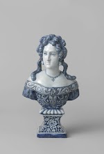 Borstbeeld van prinses Maria Stuart, Delft ca. 1680-1690