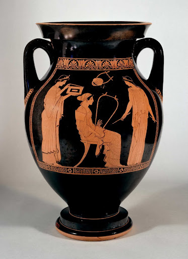 Red-Figure Amphora with Musical Scene
