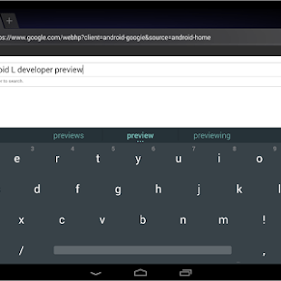 Download Android L Keyboard 3.1.20009 APK