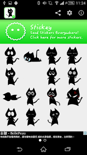 How to install Stickey Lovely Black Cat lastet apk for pc