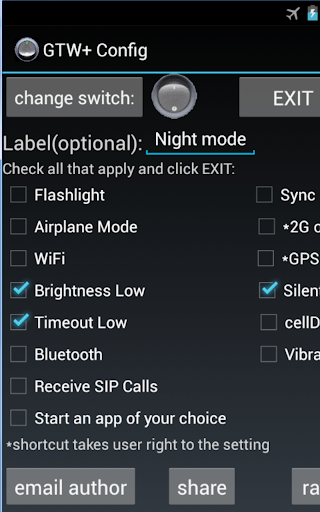 Generic Toggle Widget+