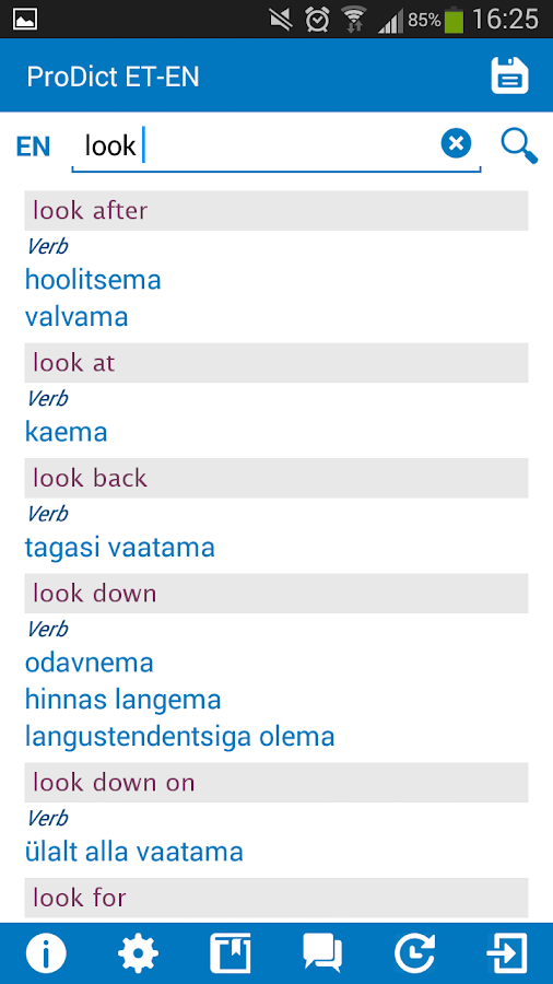 Estonian - English dictionary - Android Apps on Google Play