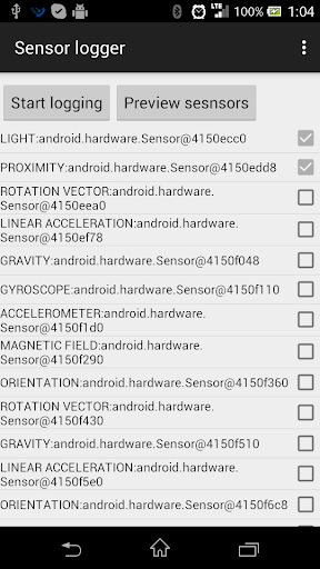 Sensor Logger