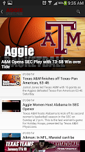 Aggie Sports Page screenshot thumbnail