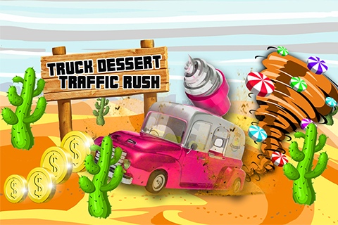 Truck Desert Traffic Rush