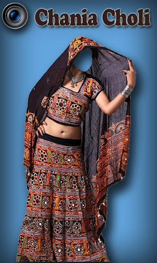 Woman Chaniya Choli Camera