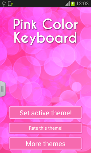 Color Keyboard Pink