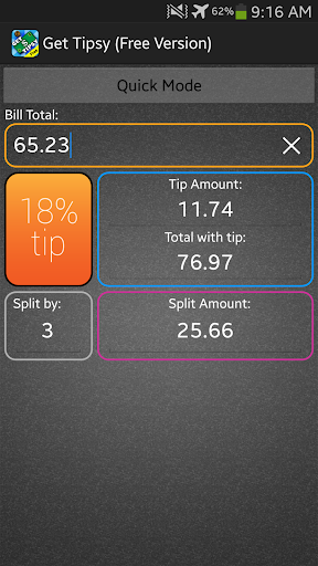 Get Tipsy Tip Calculator Free