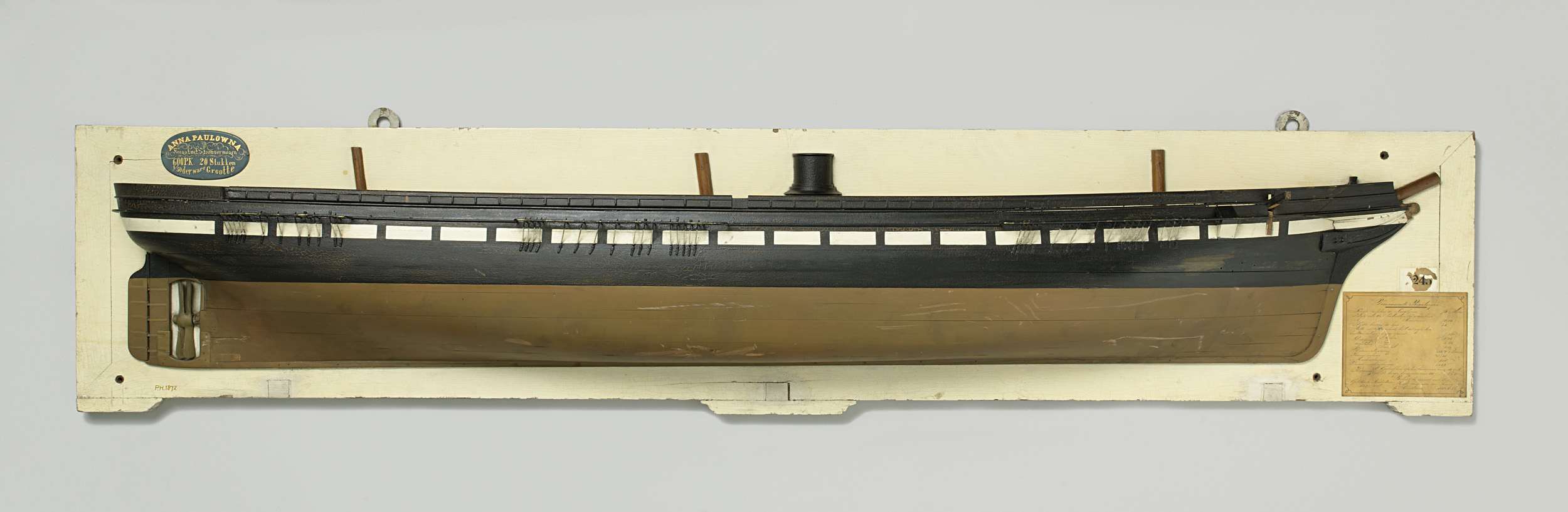 Half Model of a Screw Steamer