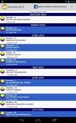 免費下載生產應用APP|Calendario Feriados Colombia app開箱文|APP開箱王