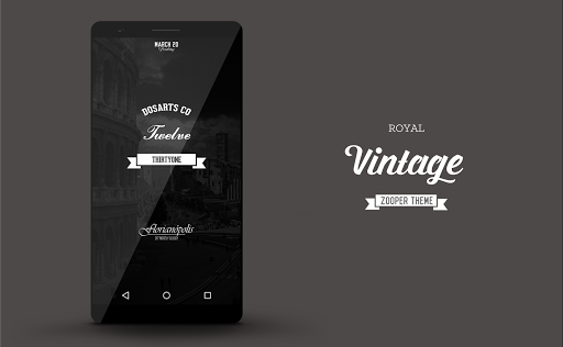 免費下載個人化APP|Royal Vintage Zooper Theme app開箱文|APP開箱王