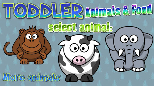 Toddler Animals Food