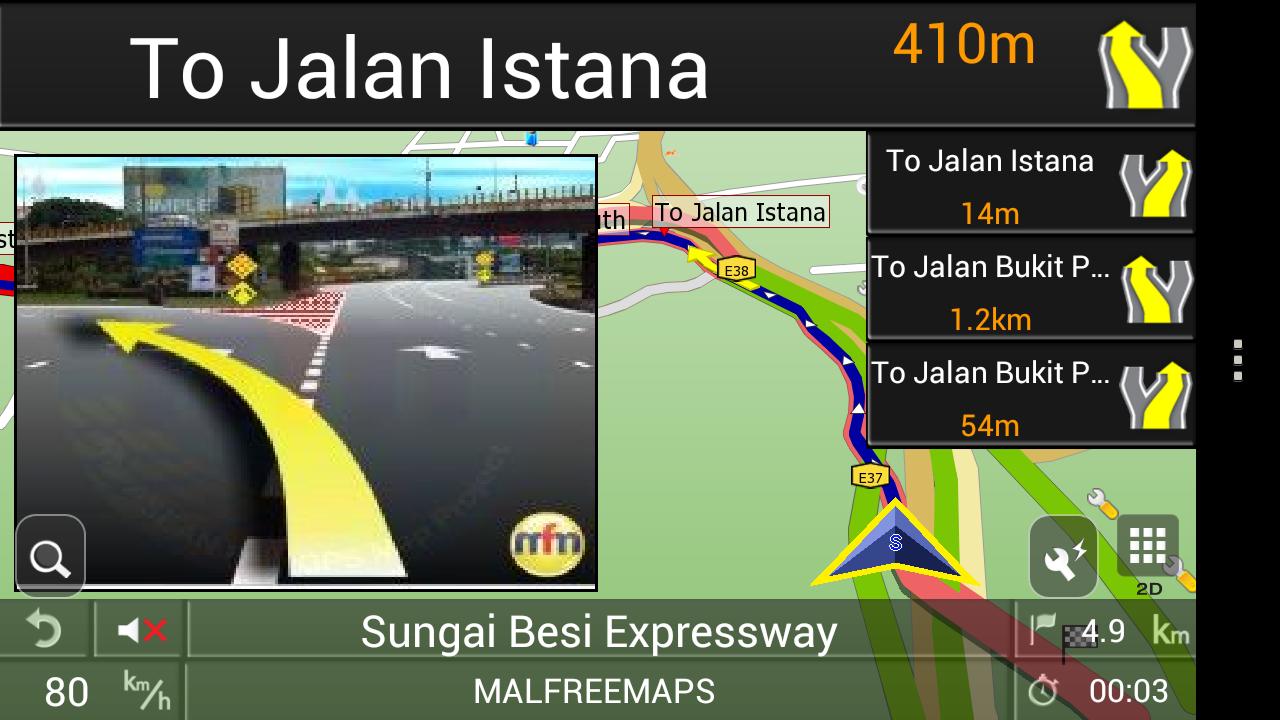 Android application PAPAGO! GPS Navigation SG&amp;MY screenshort