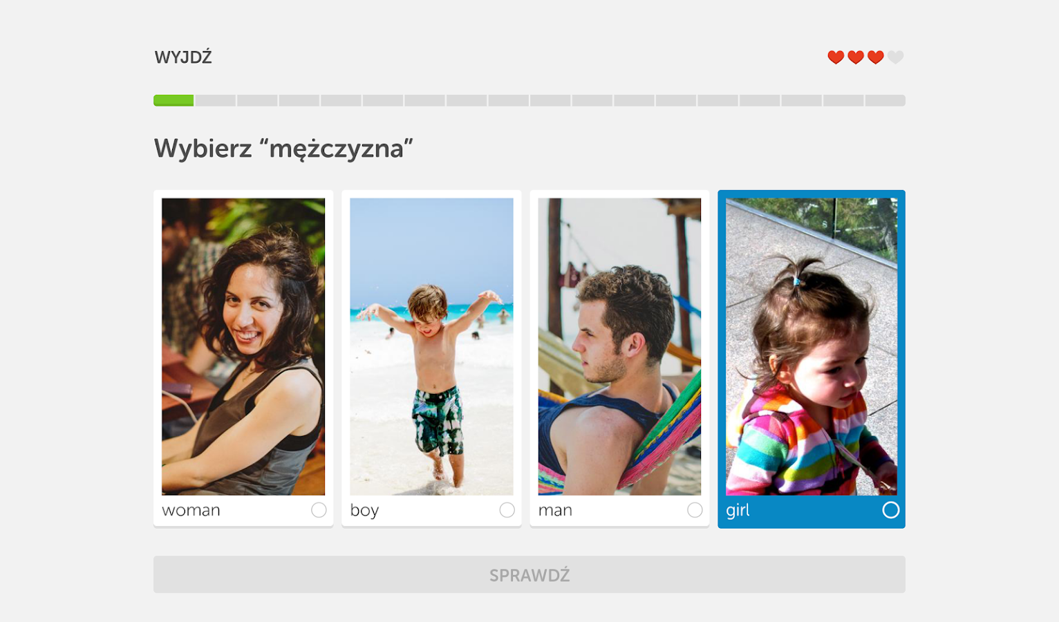   Angielski za darmo z Duolingo – zrzut ekranu 