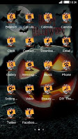 Halloween Night Witch Wallpaper Pumpkin 3D Theme APK スクリーンショット画像 #2