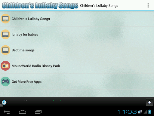 Children's Lullaby Songs