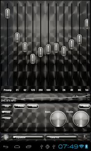 Download Poweramp skin IRON BRUSHED APK for Android