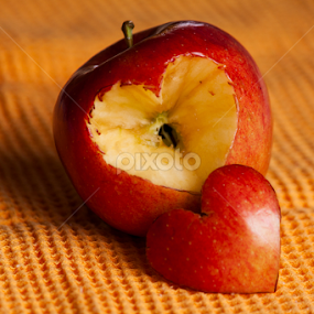 Apple's Heart by MIGUEL CORREA - Food & Drink Fruits & Vegetables