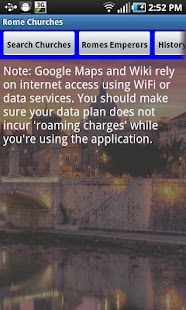 Android application Churches of Rome screenshot