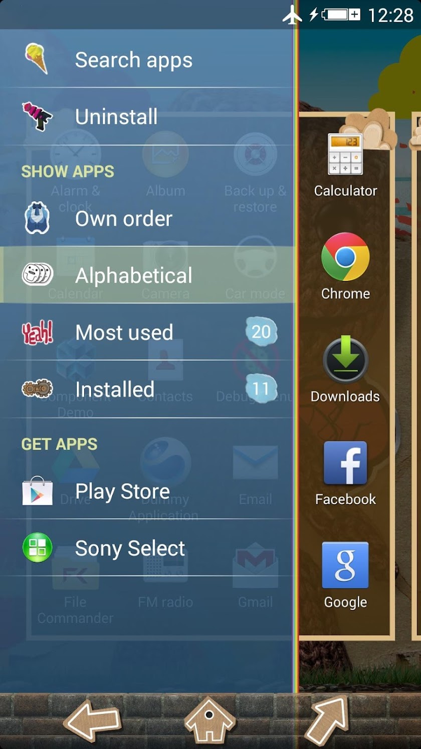 XPERIA™ LittleBigPlanet Theme Screen 3