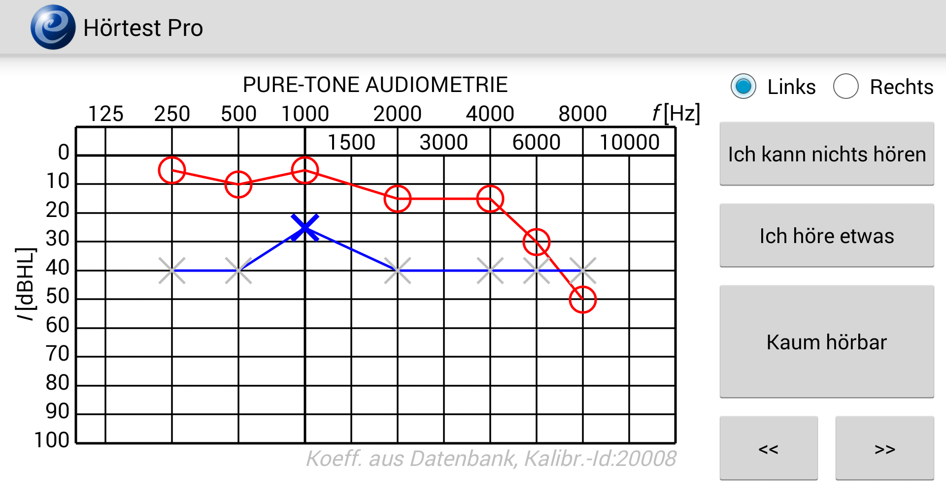 Android application Hearing Test Pro screenshort