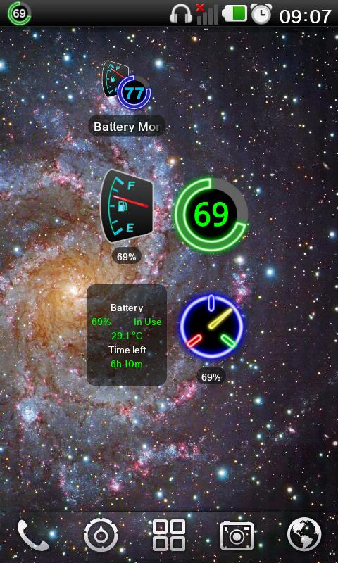 Android application Battery Monitor Widget Pro screenshort
