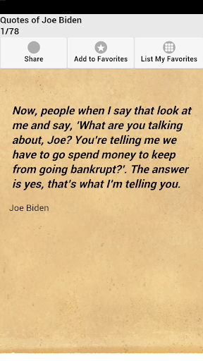 Quotes of Joe Biden