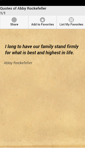 Quotes of Abby Rockefeller