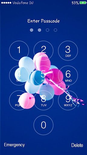 【免費生產應用App】Galaxy Blue Lockscreen-APP點子