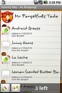 Free Grocery Boy Full Grocery List APK