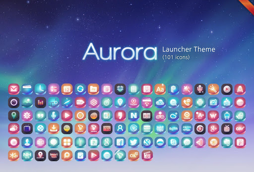 Aurora 확장팩 런처플래닛 멀티테마