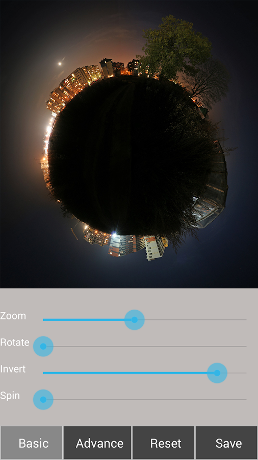Tiny Planet FX Pro - screenshot