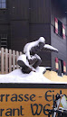 Snowboarder Statue