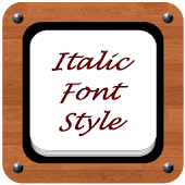 Italic Font Style