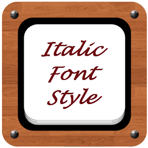 Italic Font Style.apk 9.0