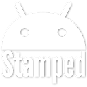 Stamped White Icons mobile app icon