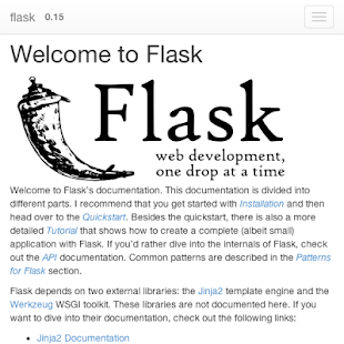 python flask doc Screenshots 1