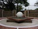 Santa Maria Dela Strada Garden Sanctuary Ball Fountain