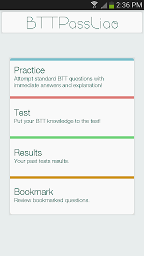 BTTPassLiao -Basic Theory Test