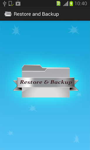 Backup Restore