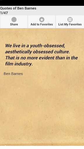 Quotes of Ben Barnes