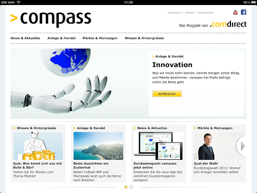 【免費財經App】> compass-APP點子