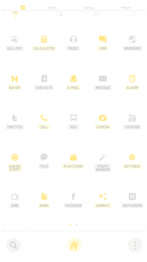 【免費個人化App】Yellow dodol launcher theme-APP點子