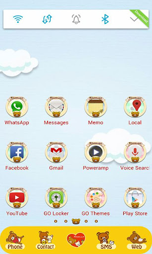 Rilakkuma GO Launcher Theme V2