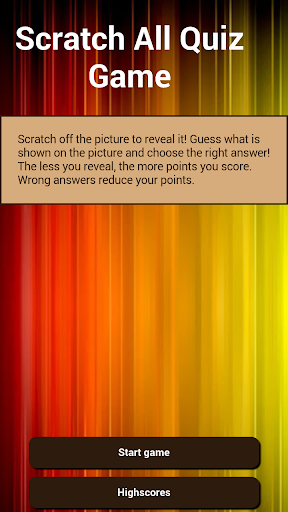 Scratch All Quiz Game