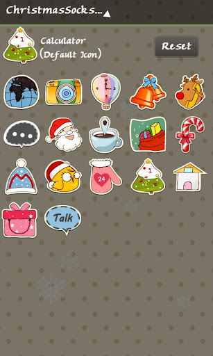 X-Xmas Socks GOLauncherEXTheme