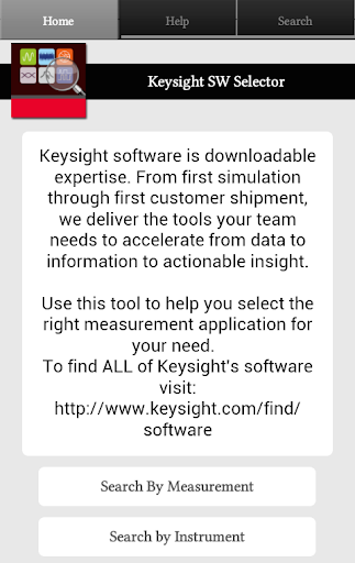 Keysight SW Selector