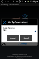 Captura de pantalla de Alarma Sensor Proximidad APK #5