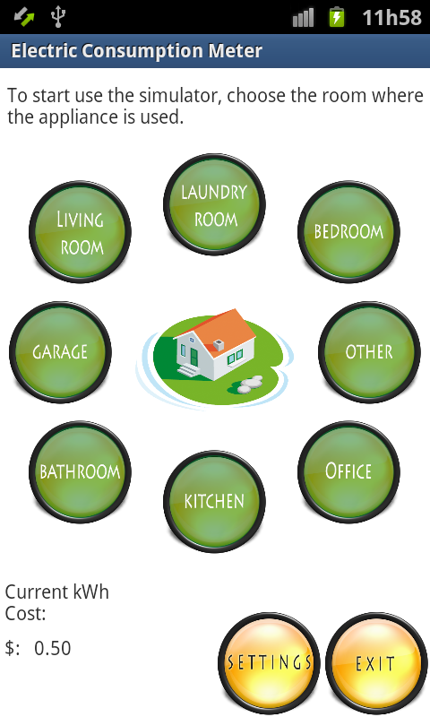 Energy Consumption Meter Full Screen 2
